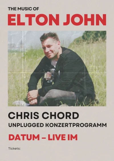Elton John - Flyer